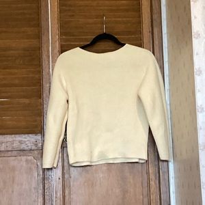 Uniqlo yellow top/ light sweater